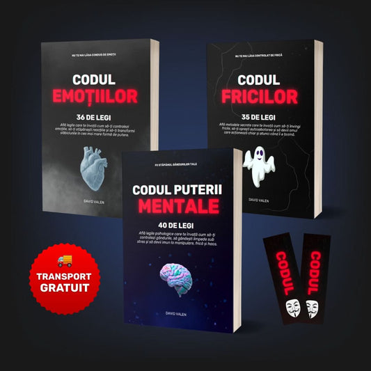PACHET 3 CĂRȚI: CODURILE MINȚII