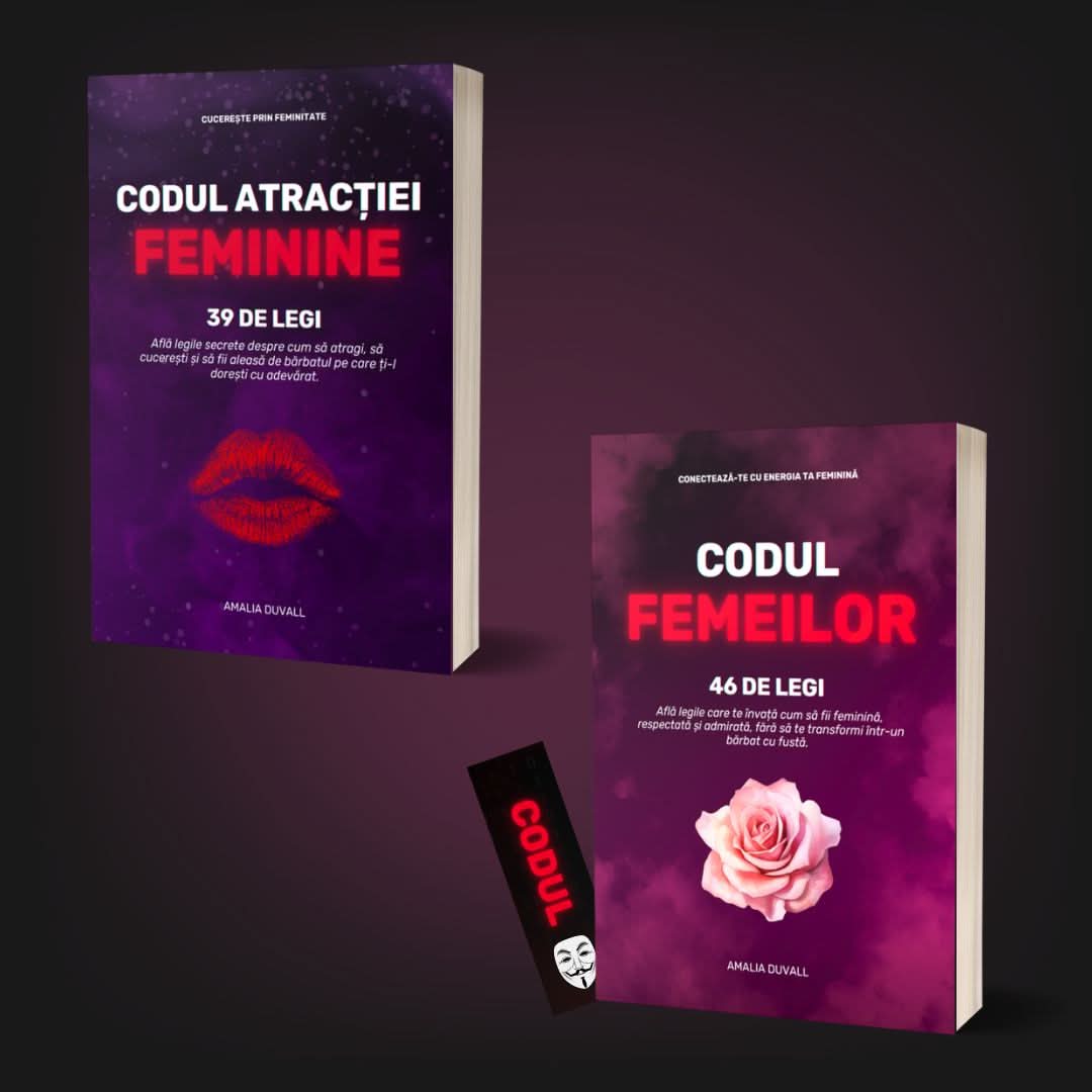 PACHET 2 CĂRȚI: CODURILE PUTERII FEMININE