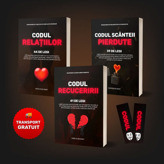 PACHET 3 CĂRȚI: CODURILE IUBIRII
