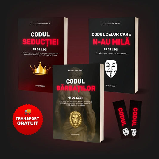 PACHET 3 CĂRȚI: CODURILE PUTERII