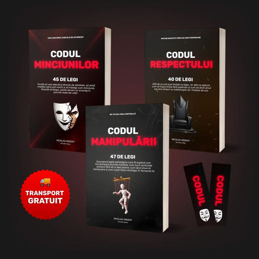 PACHET 3 CĂRȚI: CODURILE CONTROLULUI