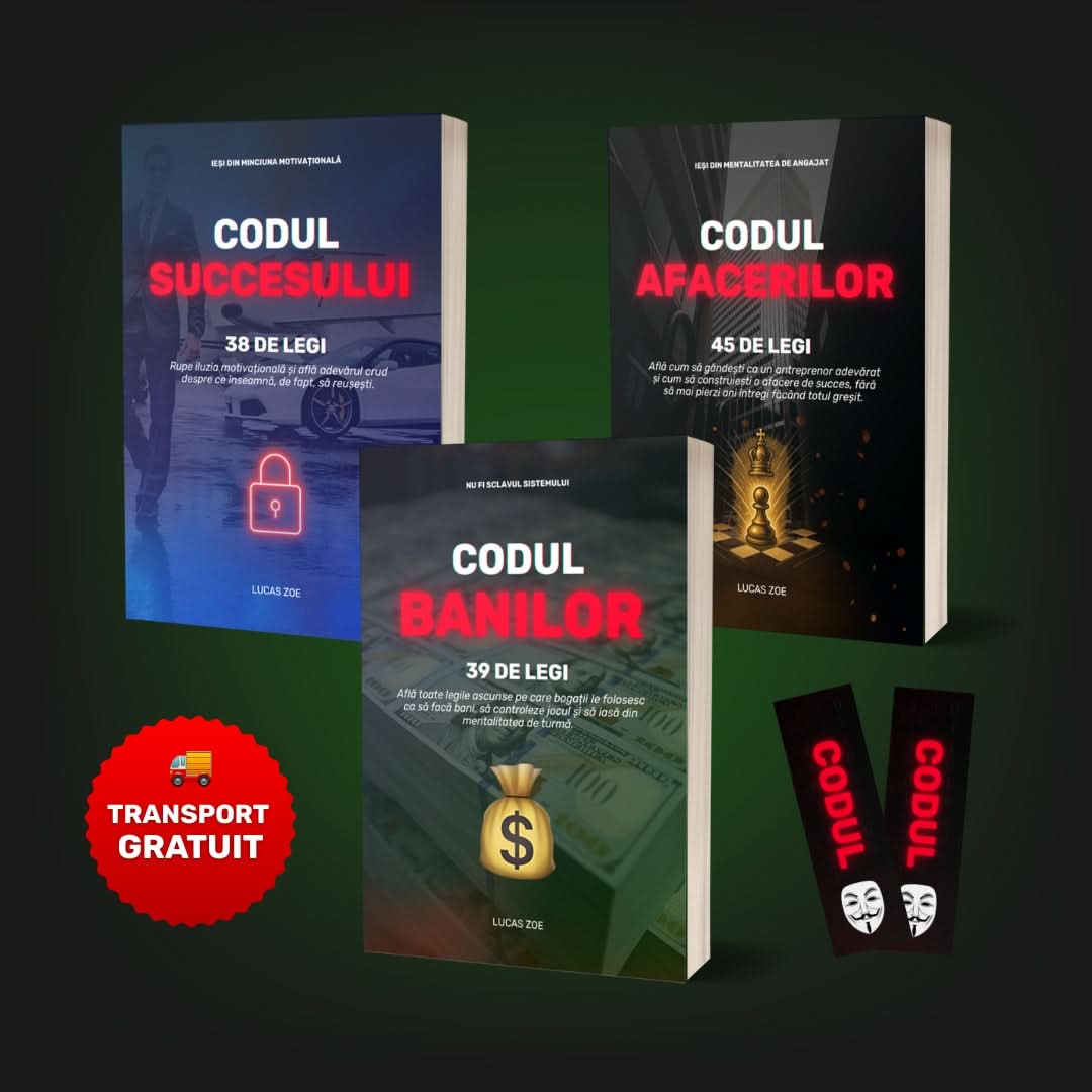 PACHET 3 CĂRȚI: CODURILE BOGAȚILOR
