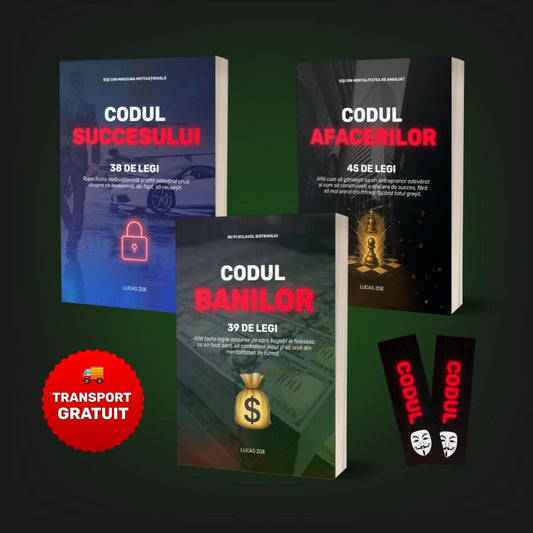 PACHET 3 CĂRȚI: CODURILE BOGAȚILOR