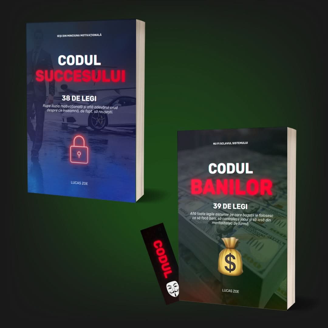PACHET 2 CĂRȚI: CODURILE MINȚII DE MILIONAR